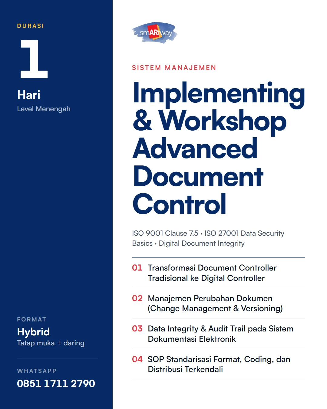 Implementing & Workshop Advanced Document Control