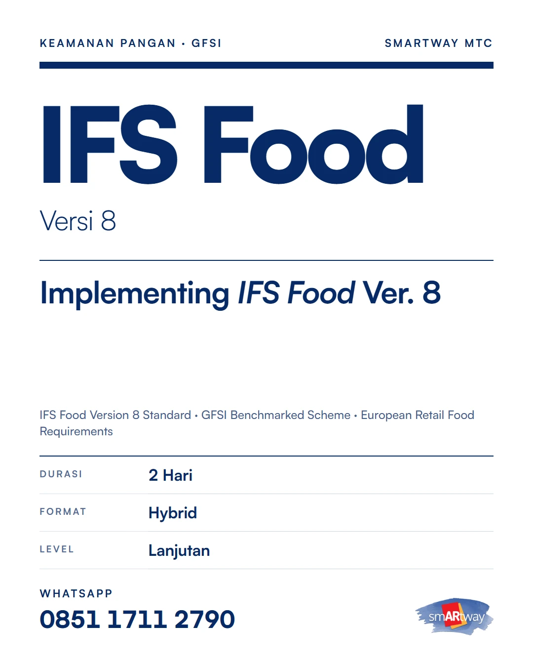 Implementing IFS Food Ver. 8