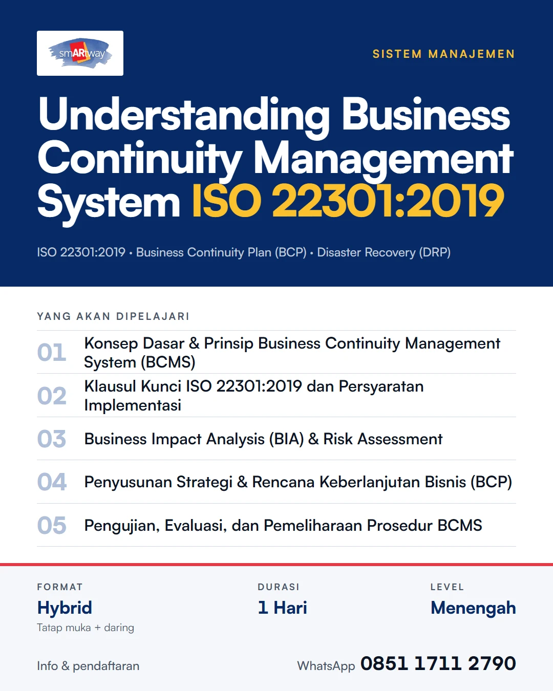 Understanding Business Continuity Management System ISO 22301:2019