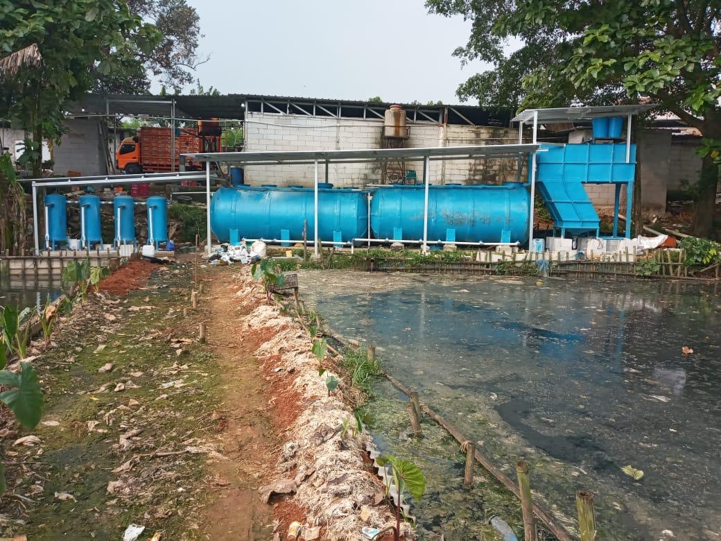 Instalasi Sistem Pengolahan Air Limbah (WWTP) di RPA Bogor